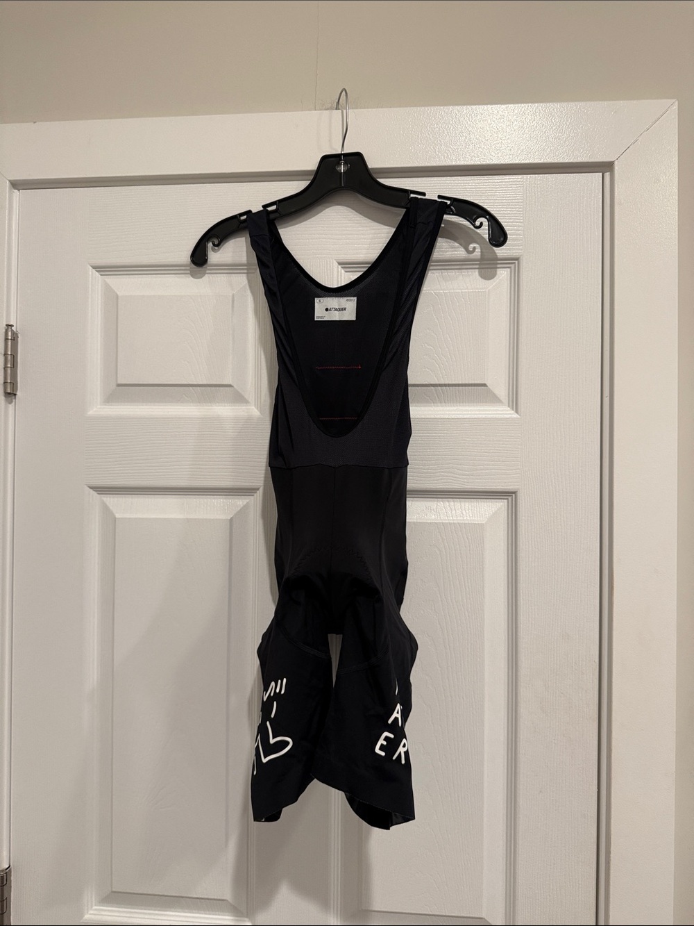Attaquer Limited Edition Black and White Cycling Bib Shorts Size Small - Picture 3 of 7